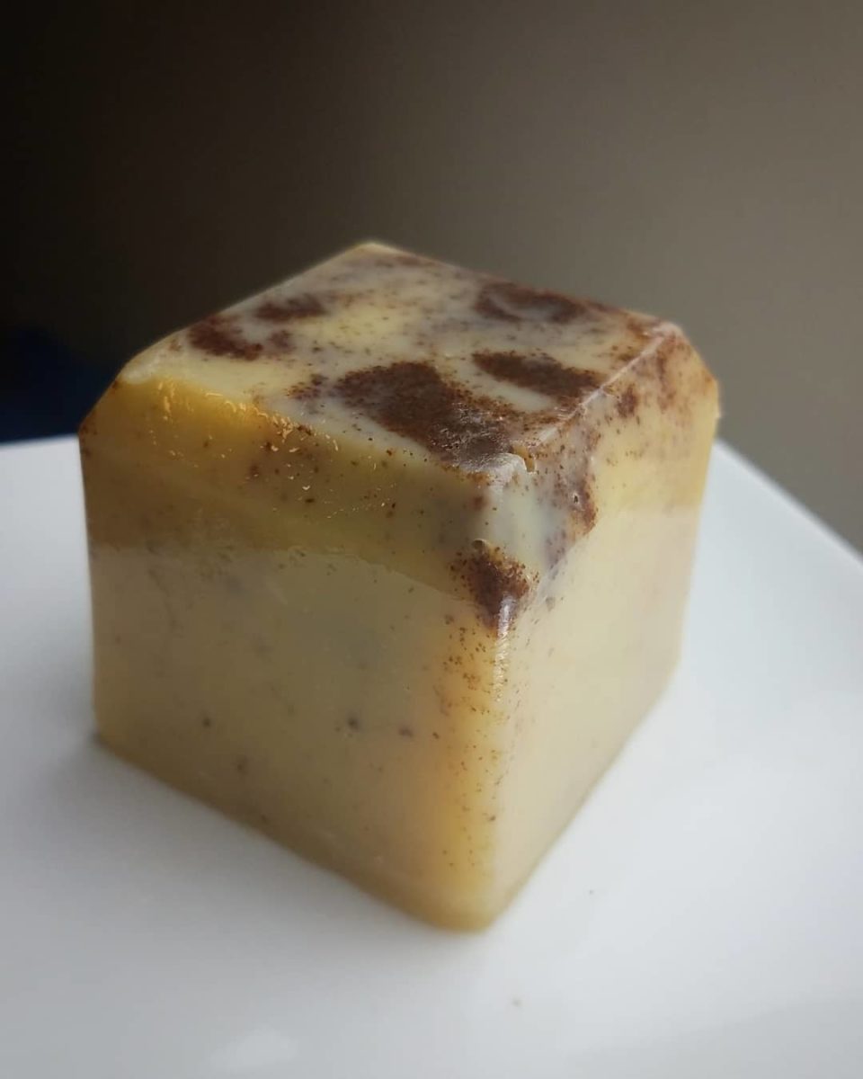 square of browned butter